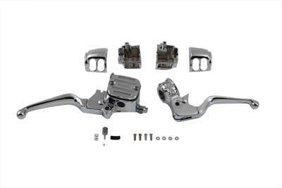 Contour Style Dual Disc Handlebar Control Kit - V-Twin Mfg.