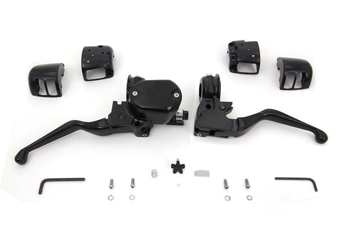 Handlebar Control Kit Black - V-Twin Mfg.