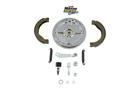 Rear Brake Backing Plate Kit Polished - V-Twin Mfg.