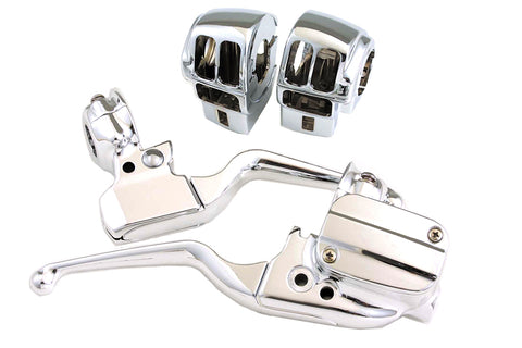 Chrome Handlebar Control Kit - V-Twin Mfg.