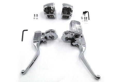 Handlebar Control Kit Chrome - V-Twin Mfg.