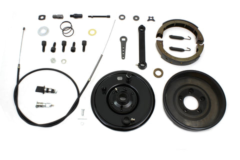 Spring Fork Front Brake Kit Black - V-Twin Mfg.