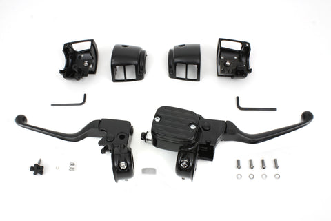 Handlebar Control Kit Black - V-Twin Mfg.