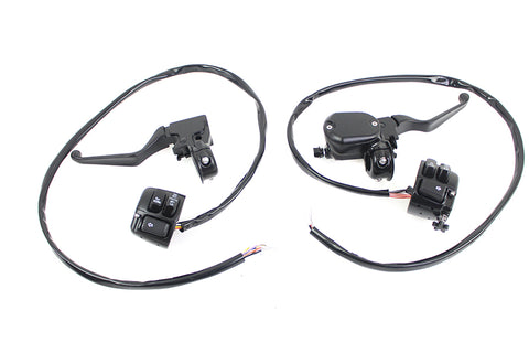 Handlebar Control Kit Black - V-Twin Mfg.