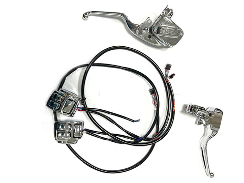 Handlebar Control Kit Chrome - V-Twin Mfg.