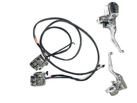 Handlebar Control Kit Chrome - V-Twin Mfg.