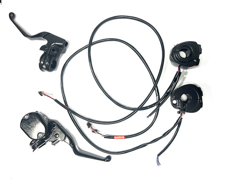 Handlebar Control Kit Black - V-Twin Mfg.
