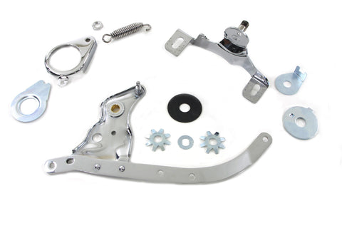 Chrome Foot Clutch Control Assembly - V-Twin Mfg.