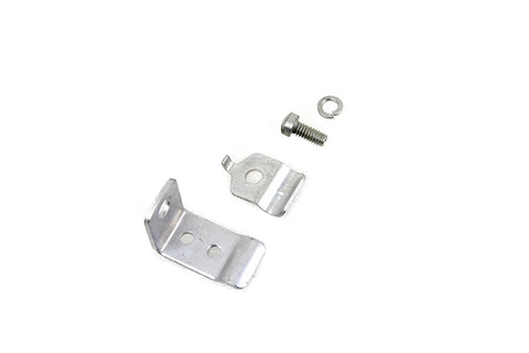 Cadmium Plated Clutch Cable Bracket - V-Twin Mfg.