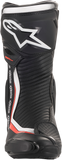 ALPINESTARS SMX+ Boots - Black/White/Red Fluorescent - US 6.5 / EU 40 2221019-1231-40