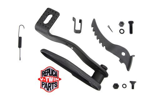 Parkerized Brake Pedal and Plate Kit - V-Twin Mfg.