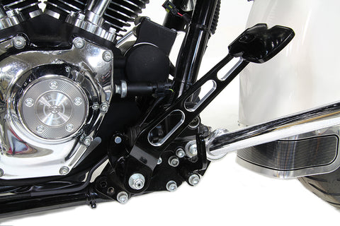 Black Contrast Cut Brake Pedal - V-Twin Mfg.