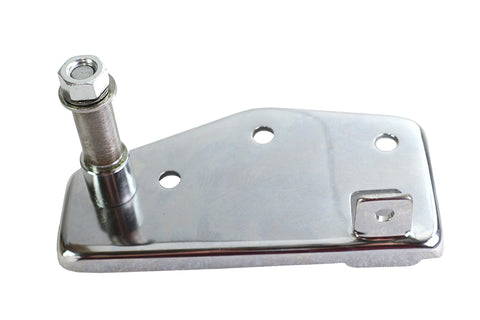 Rear Brake Pedal Mount Plate Chrome - V-Twin Mfg.