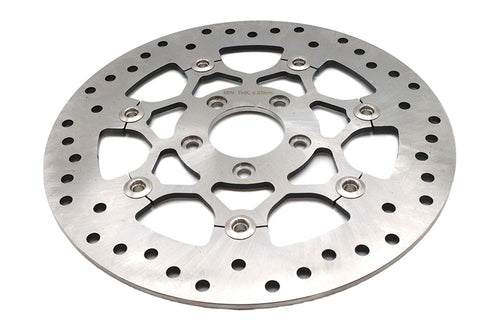 Floating Stainless Steel 11.8 inch Front Brake Disc - V-Twin Mfg.