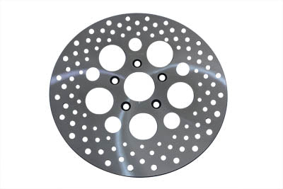 11-1/2 inch Drilled Front Brake Disc - V-Twin Mfg.