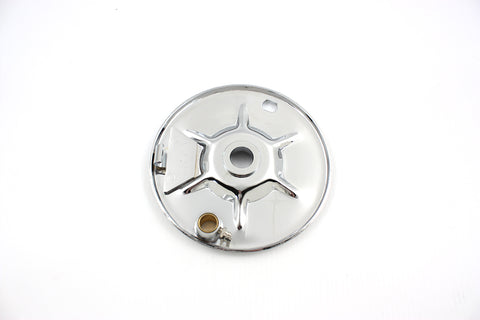 Rear Brake Backing Plate Chrome - V-Twin Mfg.