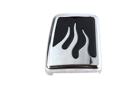 Brake Pedal Pad with Flame Design - V-Twin Mfg.