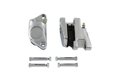 Chrome 1-Piston Front Brake Caliper Set - V-Twin Mfg.