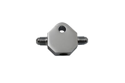 Chrome Brake Hose Tee - V-Twin Mfg.
