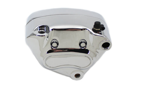 Chrome Front 4 Piston Caliper - V-Twin Mfg.
