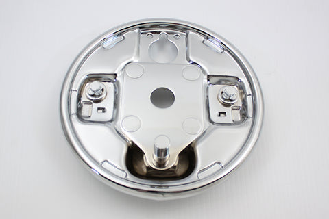 Rear Hydraulic Backing Plate Chrome - V-Twin Mfg.