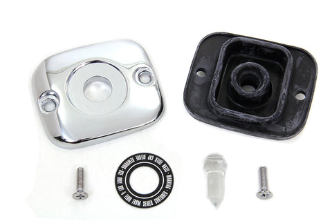 Front Master Cylinder Cover Smooth Chrome - V-Twin Mfg.