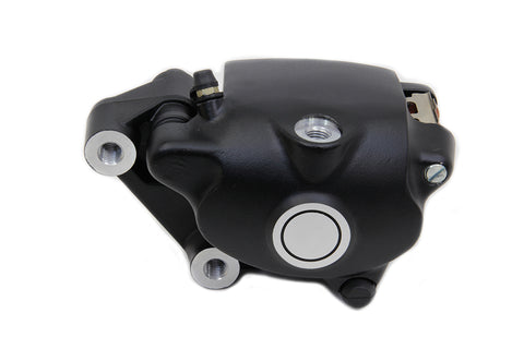 Black 2 Piston Front Left Brake Caliper - V-Twin Mfg.