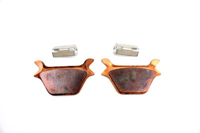 Duro Sintered Rear Brake Pad Set with Clip - V-Twin Mfg.