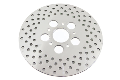 10 inch Drilled Front Brake Disc - V-Twin Mfg.