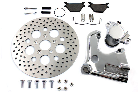 Chrome Rear Caliper and 11-1/2 inch Disc Kit - V-Twin Mfg.