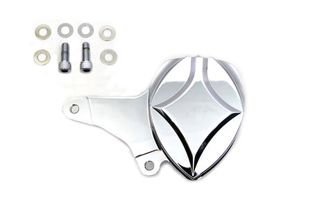Chrome Billet Front 2 Piston Caliper with Bracket - V-Twin Mfg.