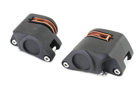 Black Front 1 Piston Caliper Set - V-Twin Mfg.