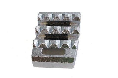 Grate Brake Pedal Pad Small Chrome - V-Twin Mfg.