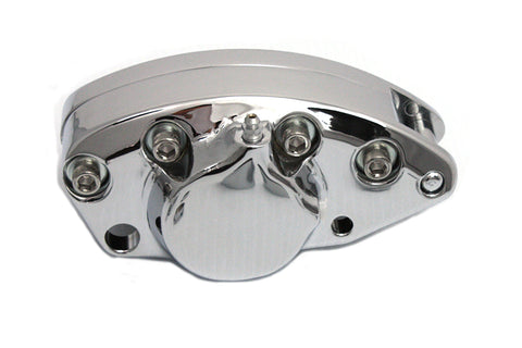 Chrome Rear 1 Piston Banana Caliper - V-Twin Mfg.
