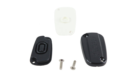 Brake Master Cylinder Cover Kit Black - V-Twin Mfg.