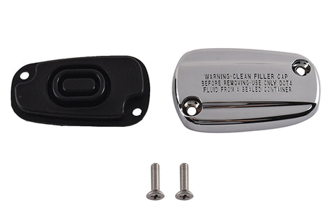 Brake Master Cylinder Cover Kit Chrome - V-Twin Mfg.
