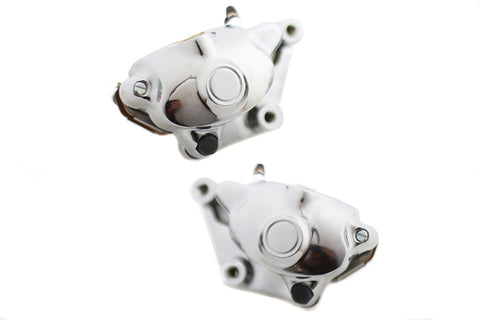 Chrome Front 2 Piston Caliper Set - V-Twin Mfg.