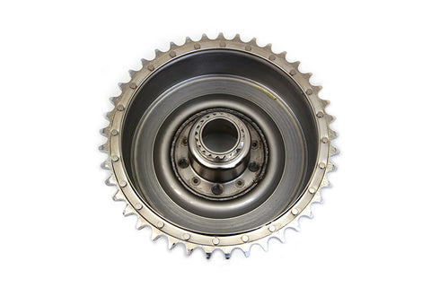 Rear Brake Drum Chrome with Sprocket - V-Twin Mfg.