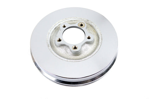 Front Brake Drum Satin Chrome - V-Twin Mfg.