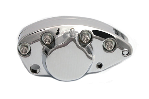 Chrome Rear 1 Piston Banana Caliper - V-Twin Mfg.