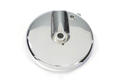Front Brake Backing Plate Left Side Chrome - V-Twin Mfg.