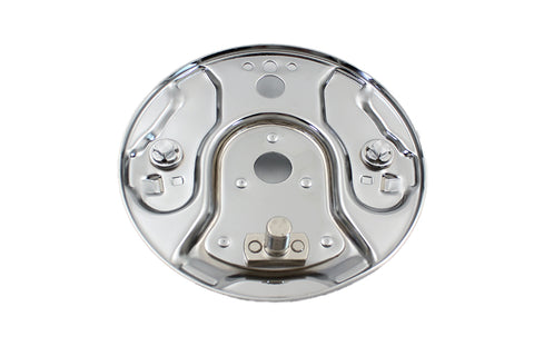 Rear Hydraulic Brake Backing Plate Chrome - V-Twin Mfg.
