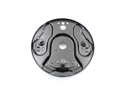 Rear Hydraulic Brake Backing Plate Black - V-Twin Mfg.