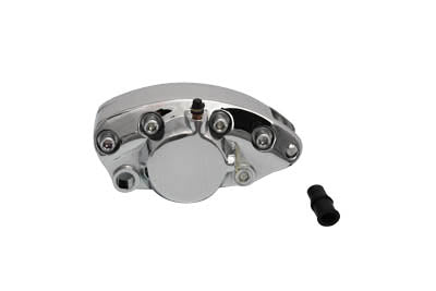 Chrome Rear 1 Piston Banana Caliper - V-Twin Mfg.