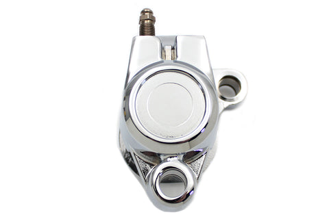 Chrome Front 1 Piston Right Side Caliper - V-Twin Mfg.