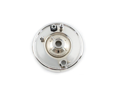 Front Mechanical Brake Backing Plate Chrome - V-Twin Mfg.