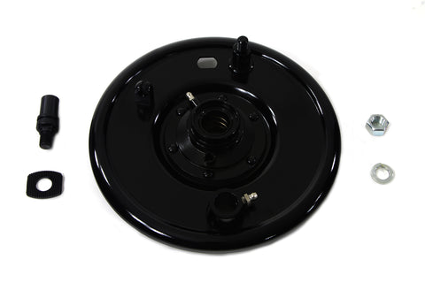 Front Mechanical Brake Backing Plate Black - V-Twin Mfg.