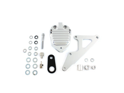 Clear Anodized Front 2 Piston Caliper - V-Twin Mfg.