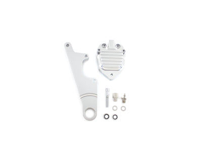 Chrome Front 2 Piston Right Side Caliper - V-Twin Mfg.