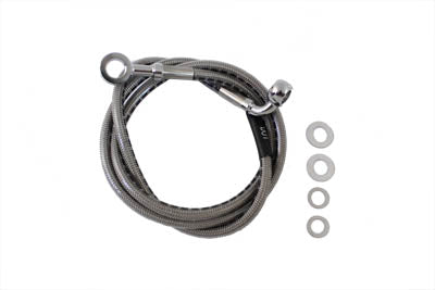 Stainless Steel Front Brake Hose 44 inch - V-Twin Mfg.